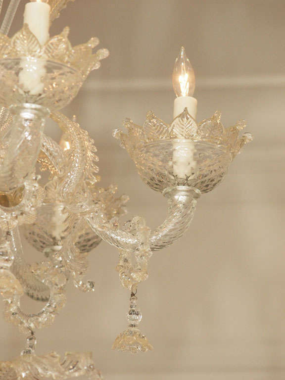 Magnificent and Grand 18-Light Murano Chandelier 1