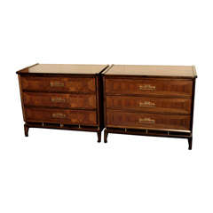 Handsome Pair Mid-Century Chests