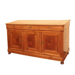 Antique French Provincial Fruitwood Sideboard