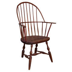 Antique Sack Back Windsor Arm Chair