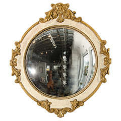 Vintage "Oeil de Sorcière", curved mirror France