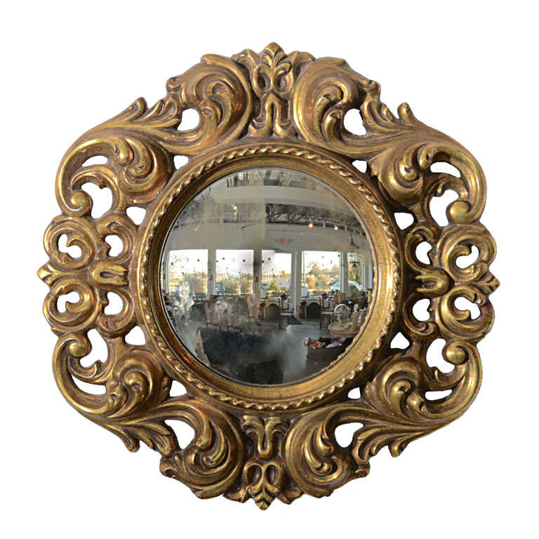 "oeil de sorcière", curved mirror For Sale