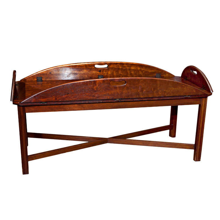 Extra Long  Butler
s Tray On Stand