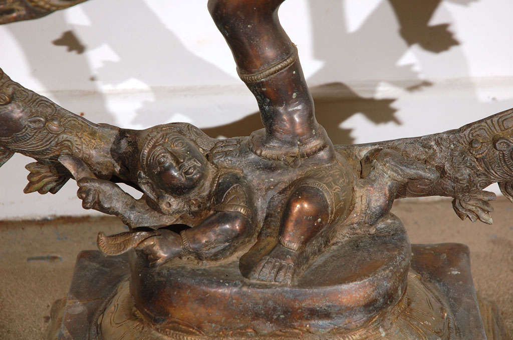 Anglo-Indian Dancing Bronze Shiva Nataraja