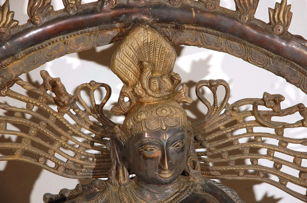 Anglo-Indian Dancing Bronze Shiva Nataraja