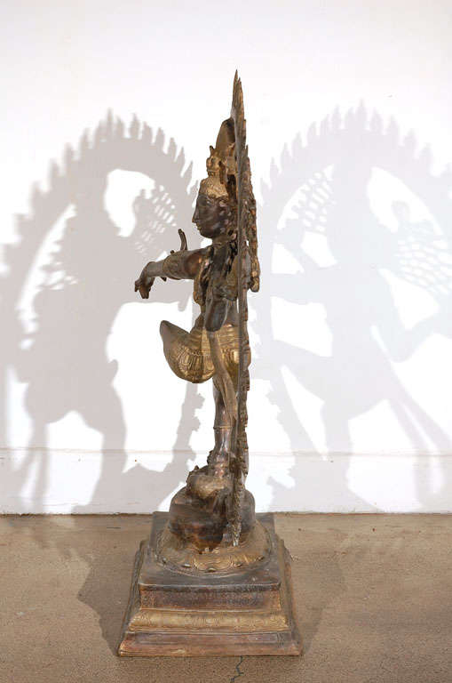 19th Century Dancing Bronze Shiva Nataraja