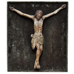 Italian Carved Wood Figure of Jesus, Florence, 17th/18th Century