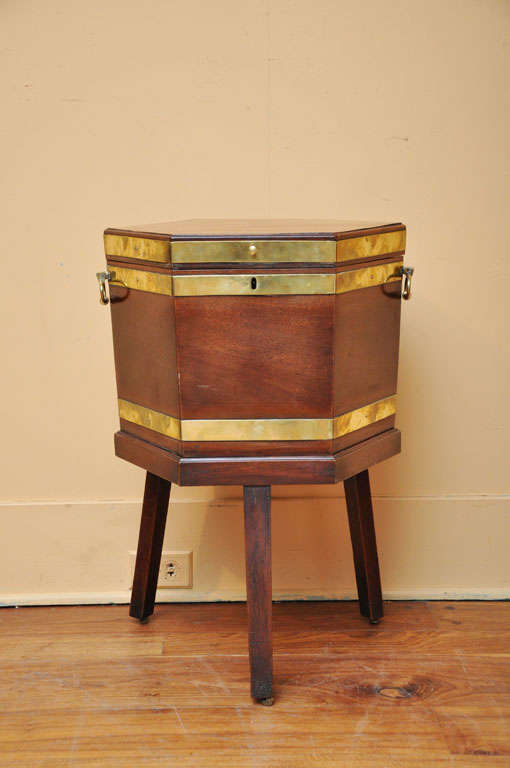 English Mahogany Wine Cooler / Cellarette, Circa 1780