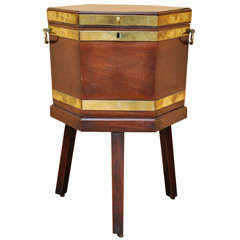 English Mahogany Wine Cooler / Cellarette, Circa 1780