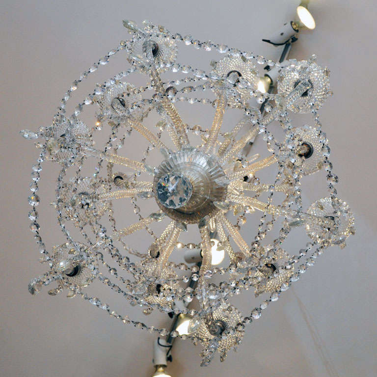 George IV 12-Light Cut Crystal Chandelier, Circa 1830 4