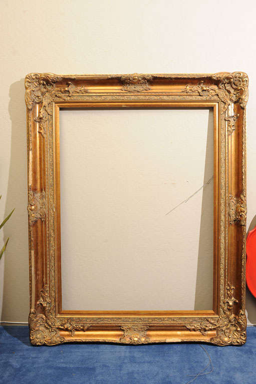 Large 19th c. Victorian Gilt and Composition Frame