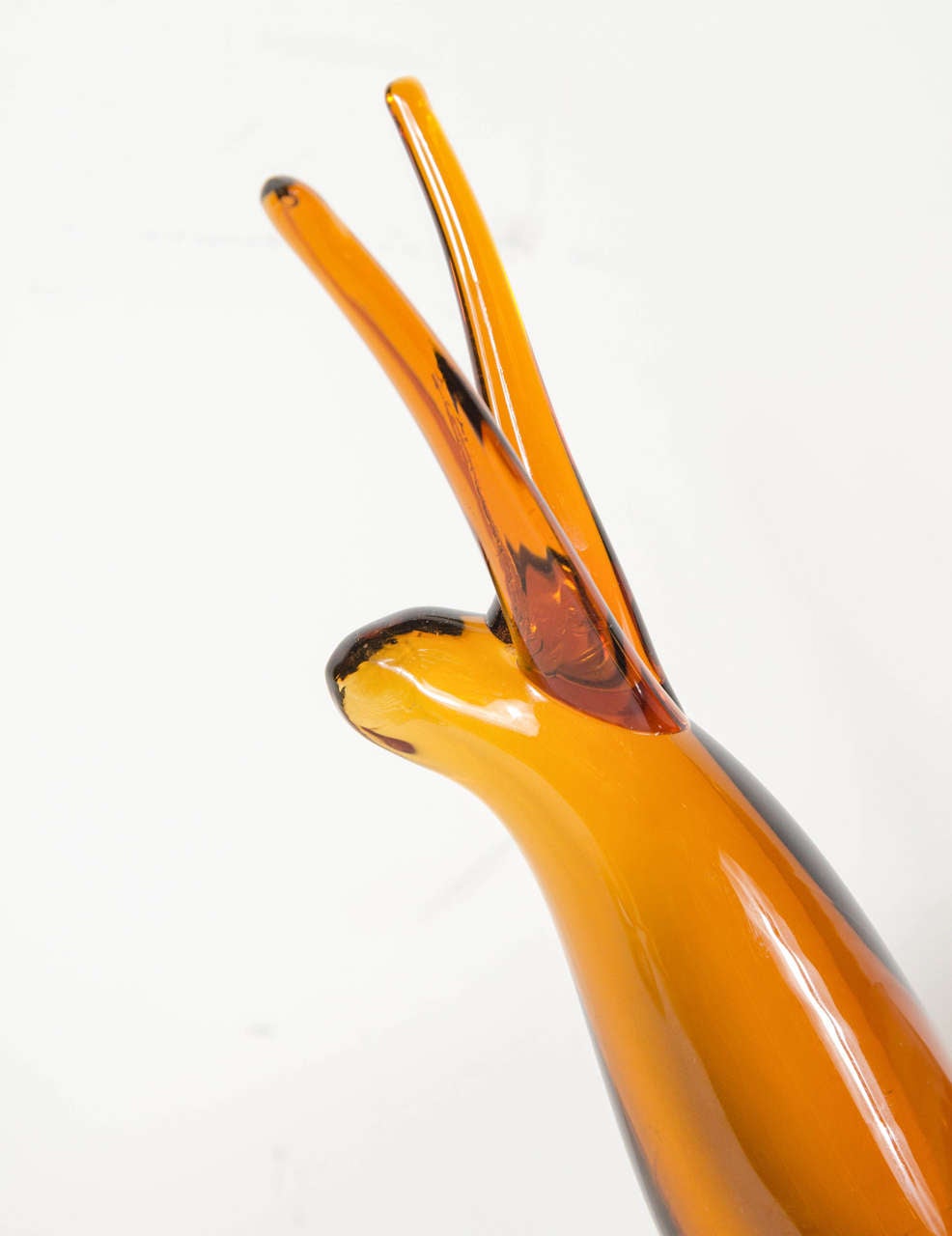 Italian Mid-Century Modernist Hand-Blown Murano Glass Snail by Alfredo Barbini