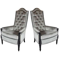 Pair of Mid-Century Modernist Occasional Chairs in the Manner of James Mont 8