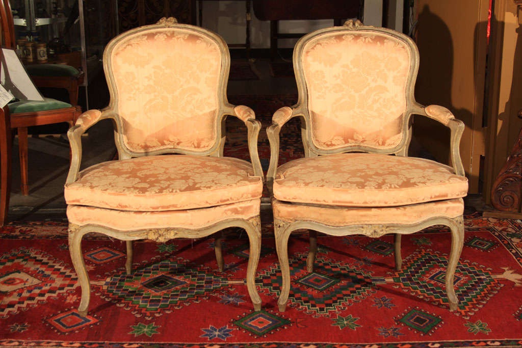 18th Century Louis XV Armchairs