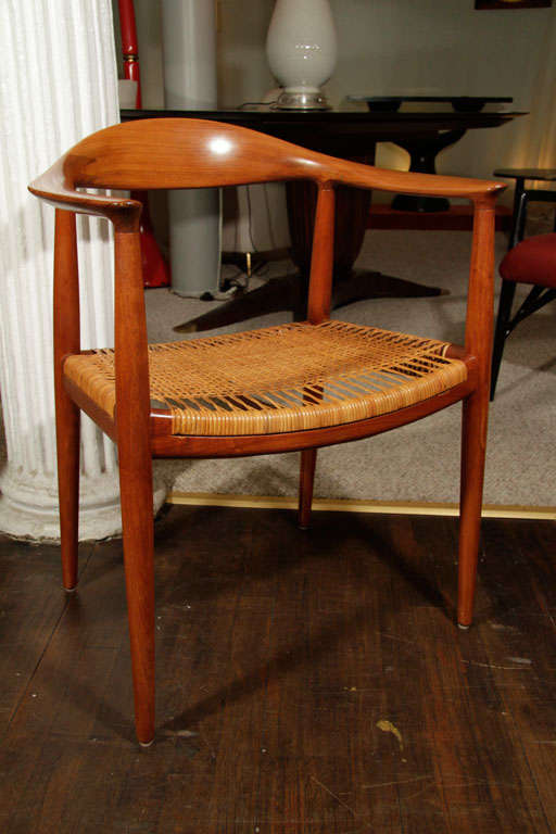 Set of 12 Arm Chairs by Hans Wegner.