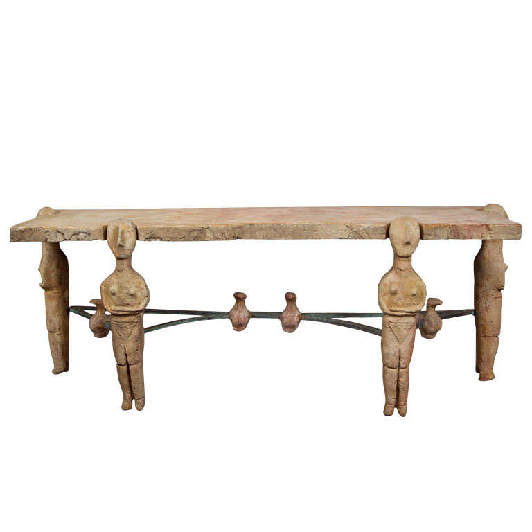 "Cycladic Console"  by Silas Seandel For Sale