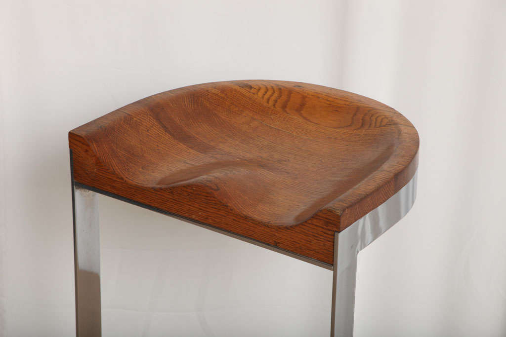 Warren Bacon Bar Stool In Excellent Condition In Stratford, CT