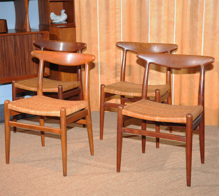 4 Hans Wegner Dining Chairs