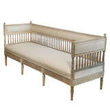 Swedish Upholstered Settee