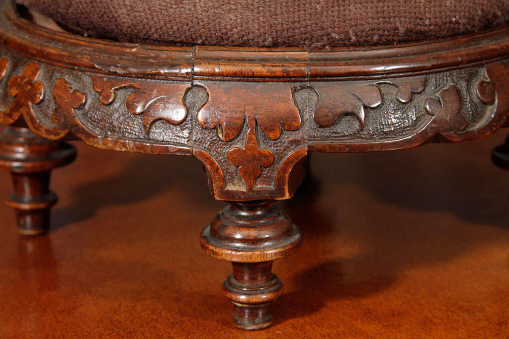 19th Century Pair of Gout Stools