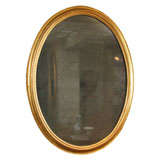Regency Oval Giltwood Mirror