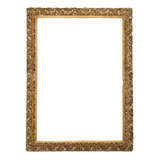 Early 20th c Rococo Style Carved Giltwood Italian Frame