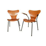 Set of 6 teak Series 7 chairs by Arne Jacobsen