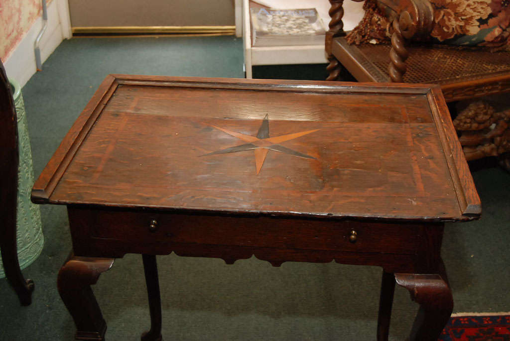 18th Century and Earlier A 16th Century English 1 drawer Table