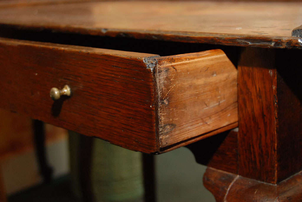 A 16th Century English 1 drawer Table 1