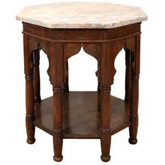 Antique An English Moorish Inspired Octagonal Table