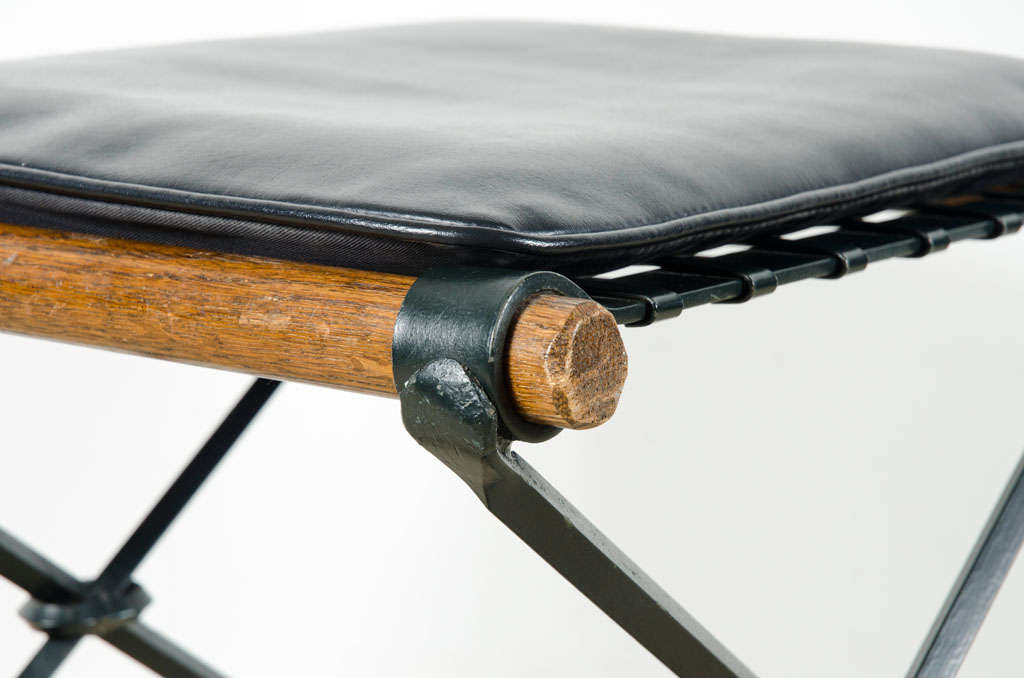 Pair of Campaign Stools by Cleo Baldon for Terra Furniture In Excellent Condition In New York, NY