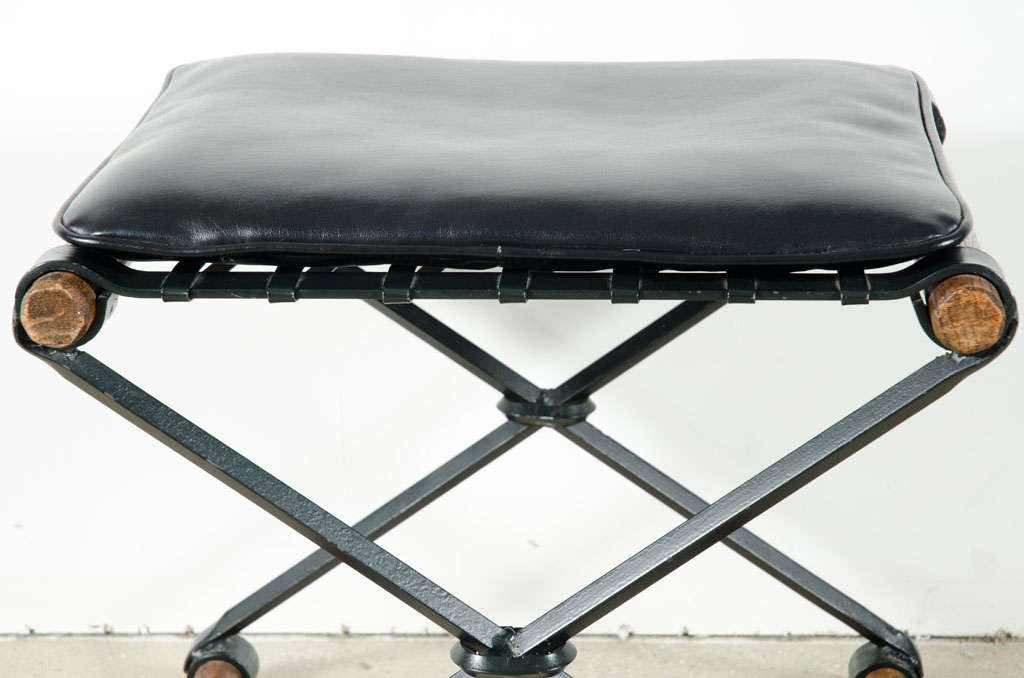 Pair of Campaign Stools by Cleo Baldon for Terra Furniture at 1stDibs