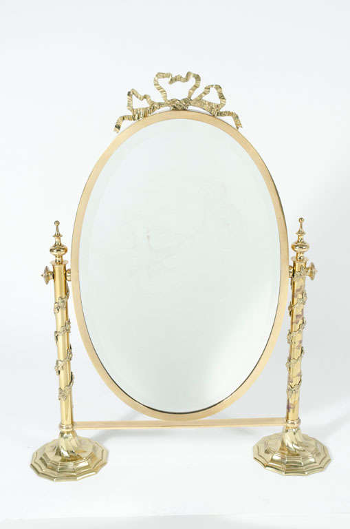 Italian Fantasy Looking Glass Vanity Mirror For Sale 1
