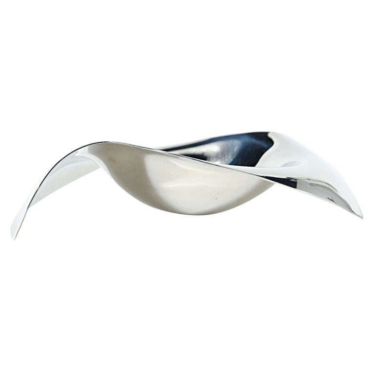 Danish 'Please Pass Me' Bowl by Allan Scharff for Georg Jensen For Sale