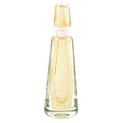 Gold Leaf Inclusion Perfume Bottle by Barovier