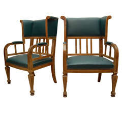 A Great Pair of Billiard Chairs