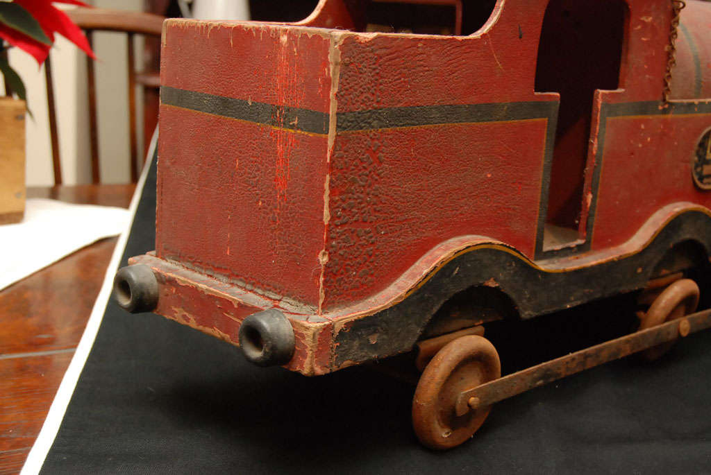 English Painted Toy Train 1