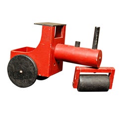 Antique English Painted Steam Roller