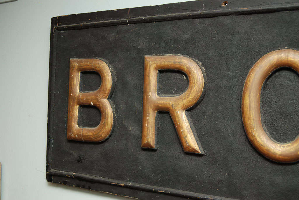 American Early 20th Century Sign For Sale
