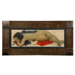 Alain Bonnefoit "Sybille" 1995 Oil on Canvas 7