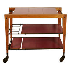 1950s Trolley Table by Maxime Old 12