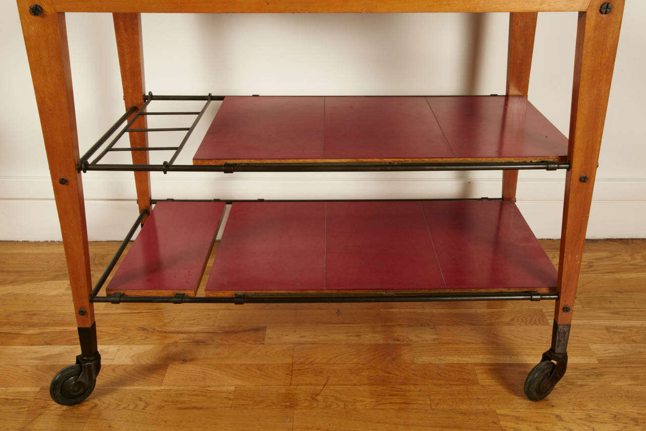 French 1950s Trolley Table by Maxime Old