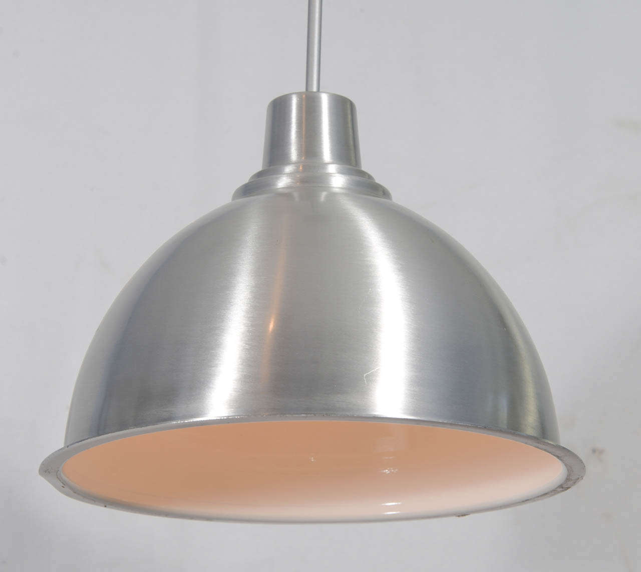 Spun Aluminum Downlight Pendant For Sale at 1stdibs