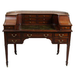 English Edwardian Carlton House Desk by Maple & Co.