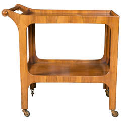 English  Art  Deco  Rolling  Teacart