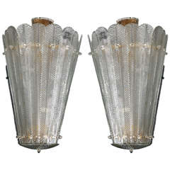 Important Pair of Murano Glass Lanterns 4