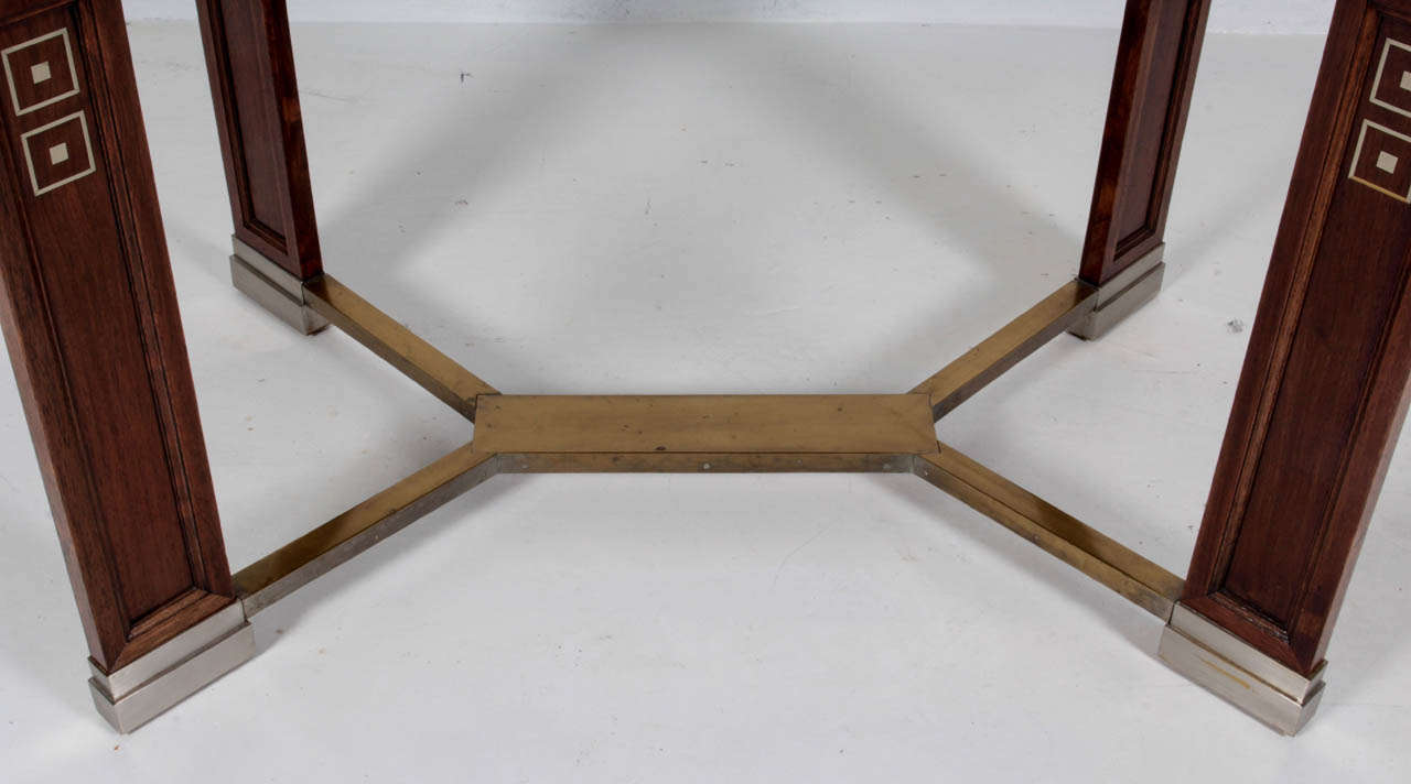 Koloman Moser Attributed Portois & Fix  Vienna Secession Center Table circa 1902 For Sale 1