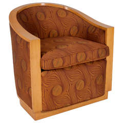 D.I.M. (Decoration Intérieure Moderne) / French Art Deco / Rene Joubert & Philippe Petit Lounge Chair Circa 1930