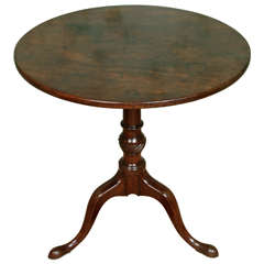 George III Mahogany "Birdcage" Table