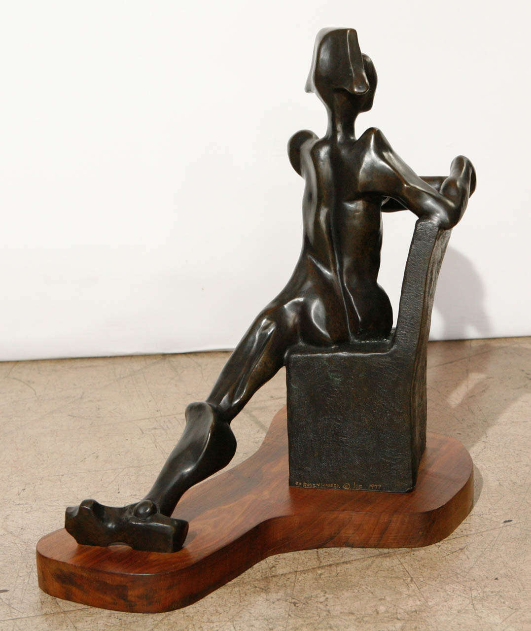 20th Century Sy Rosenwasser Bronze Sculpture Entitled Valiant Woman For Sale